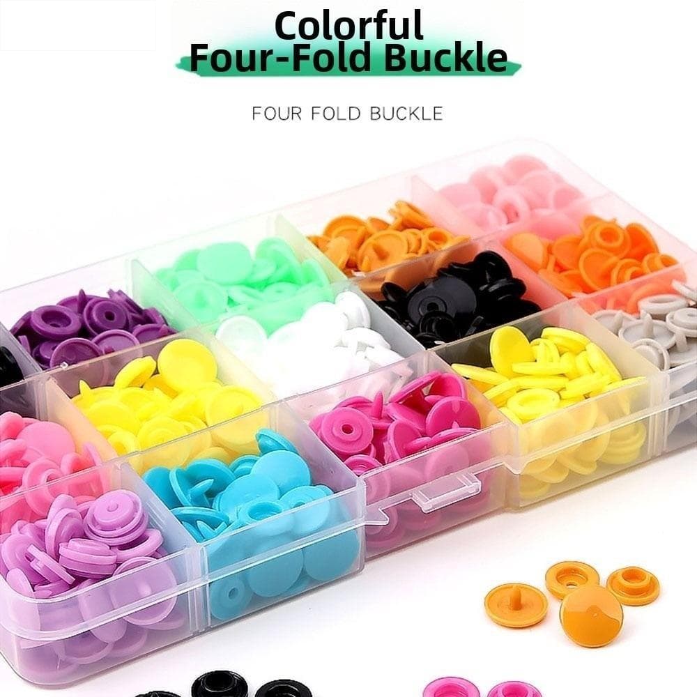 Kit De Alicates De Fixação De Pressão , Botões De Alicate De Imprensa De Metal Colorido Design Sem Costura De Resina