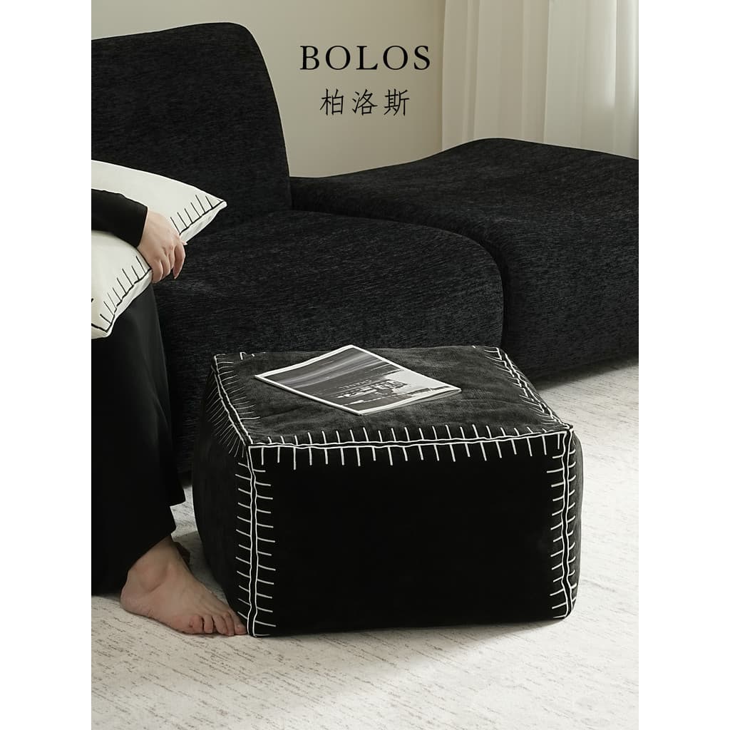 BOLOS casa High-End preto branco linha aberta baixo fezes modelo sala Villa pedal Futon cais mudando sapato fezes pedal
