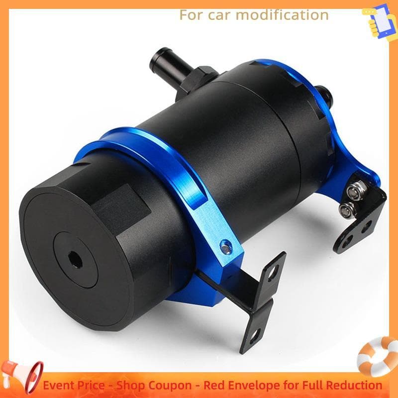 Kit De Captura De Óleo Respirável Para Carro , Tanque Reservatório Com Placa De Filtro Modificação De