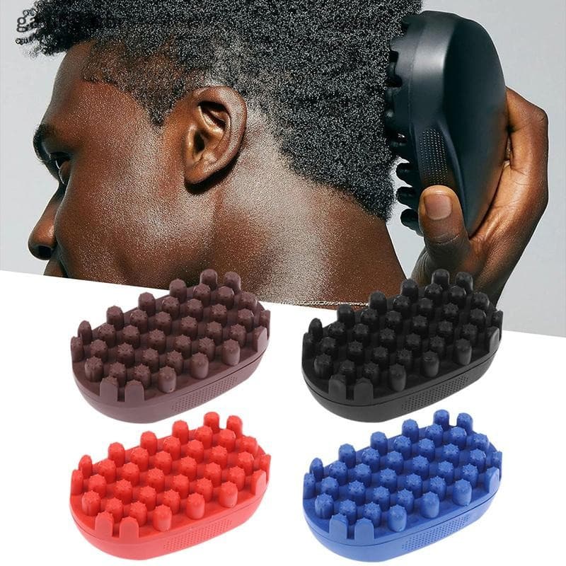 Escova de esponja para ondulação de cabelo, 1 peça, para cachos africanos, ondas naturais e tranças, especializada para