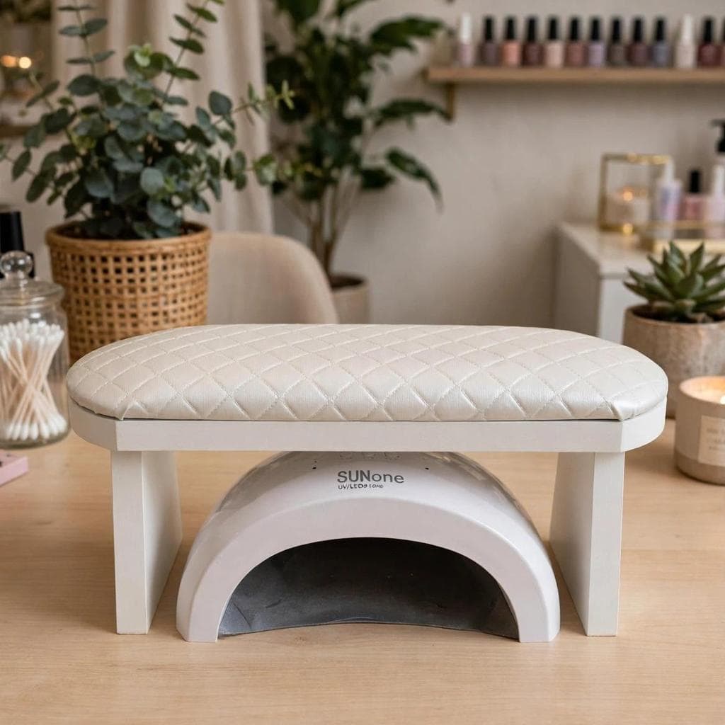 Apoio de mão Manicures Pedicure Punho Unhas + Espaço para cabine