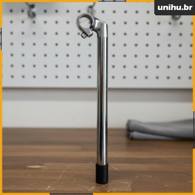 [Unihu] Haste De Bicicleta Dobrável Durável Em Liga De Suporte De Guiador Ajustável Aparelho Para Ciclismo Urbano E De E