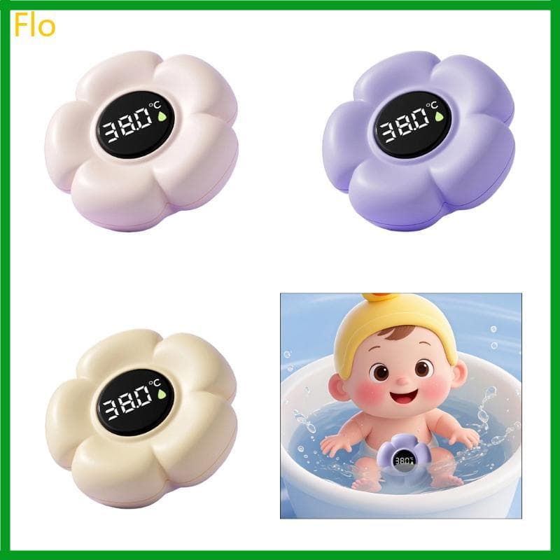 Flo Medidor Digital De Temperatura Da Água Para Banho Infantil , Termômetros Flutuantes À Prova D'água Em Formato De Flo