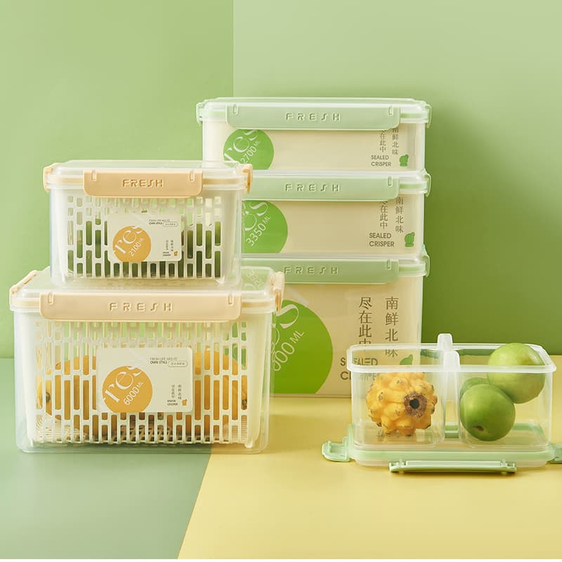 Influenciador selado plástico fresco-mantendo caixa geladeira Freezer tigela microondas aquecimento lancheira caixa de a