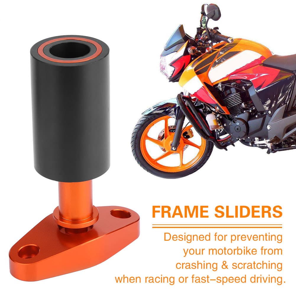 Controles deslizantes de estrutura CNC para motocicleta Xixian - protetores de colisão de alumínio para