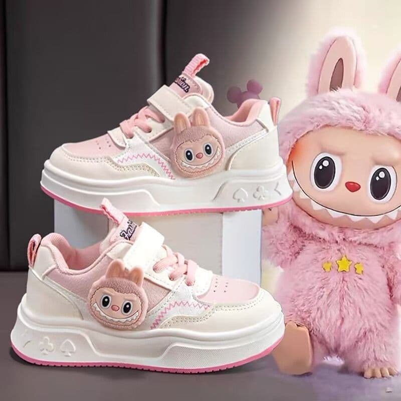 Rabubu meninas sapatos de couro respirável tênis casuais primavera outono 2025 novo estilo meninas tênis de corrida de s