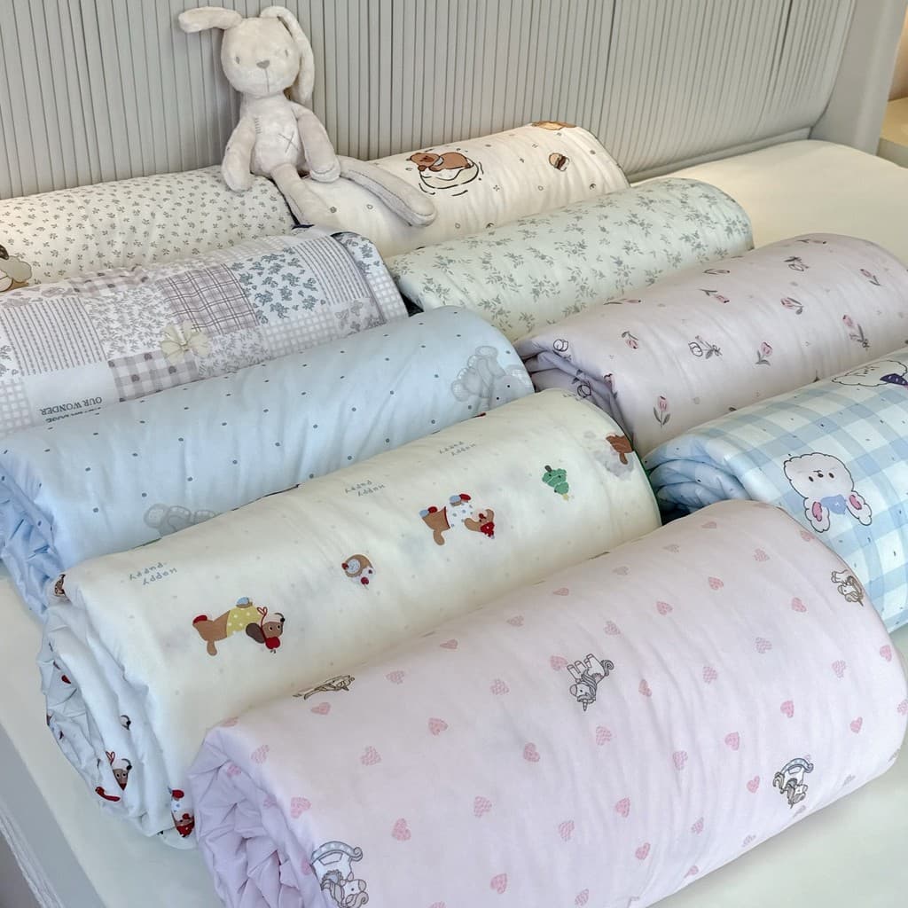 Ins estilo primavera verão série de cura sorvete sensação fresca colcha de verão colcha de ar condicionado colcha núcleo