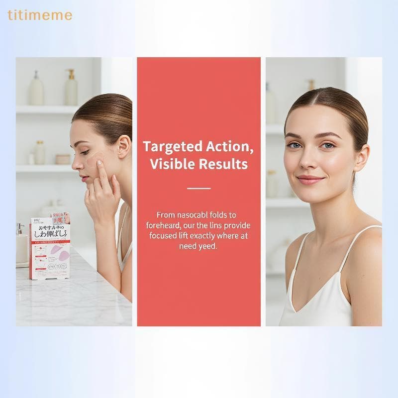 tr 12 Peças Fitas Ultrafinas Para Lifting Facial , Invisíveis Em Formato De V Remover Rugas Maquiagem De Festa De Format