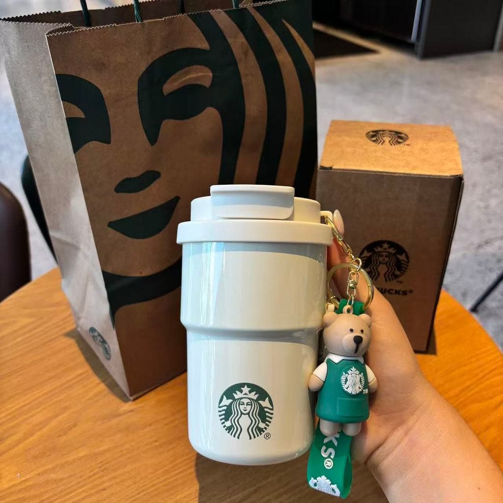 Copo Starbucks Deusa Clássica Simples Copo Térmico de Aço Inoxidável Copo de Armazenamento Frio Xícara de Café Copo de M