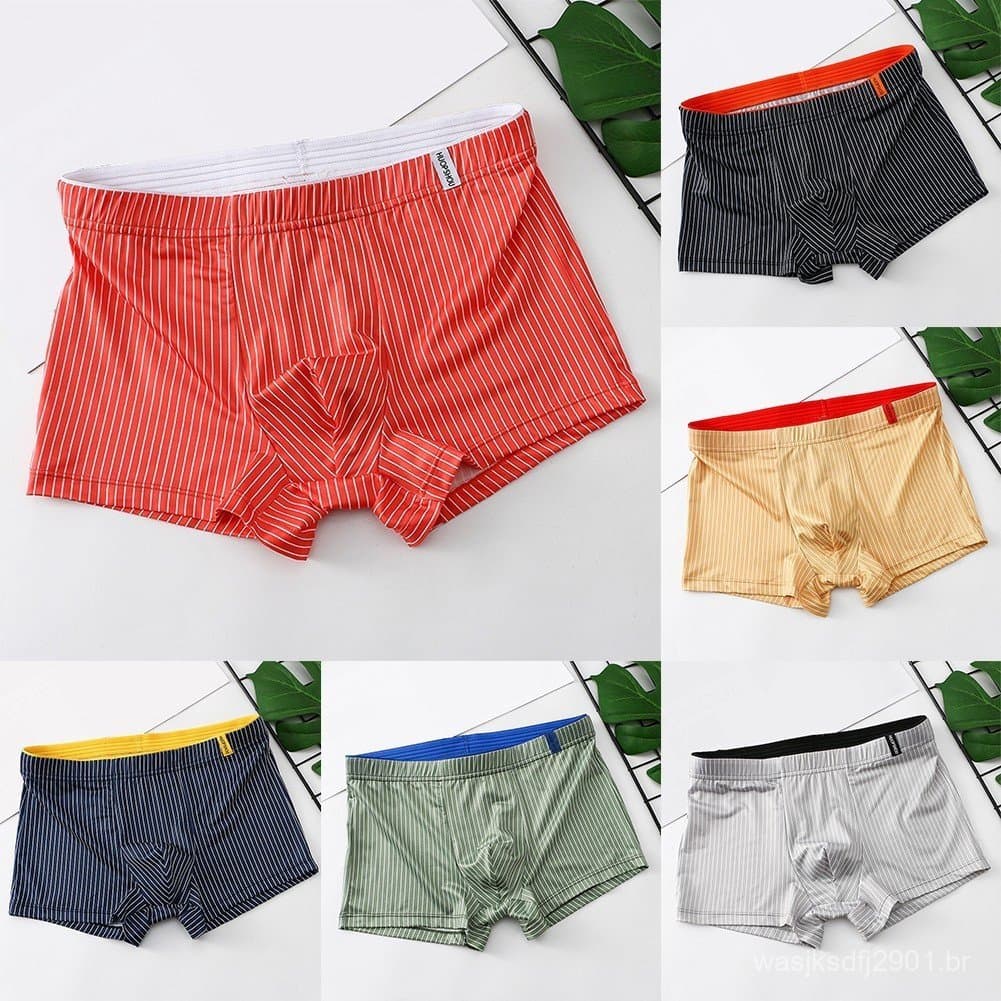 Prosperityusclearance Homens Boxers Mens Cueca Boxer Shorts Respirável Elástico Masculino Calcinha
