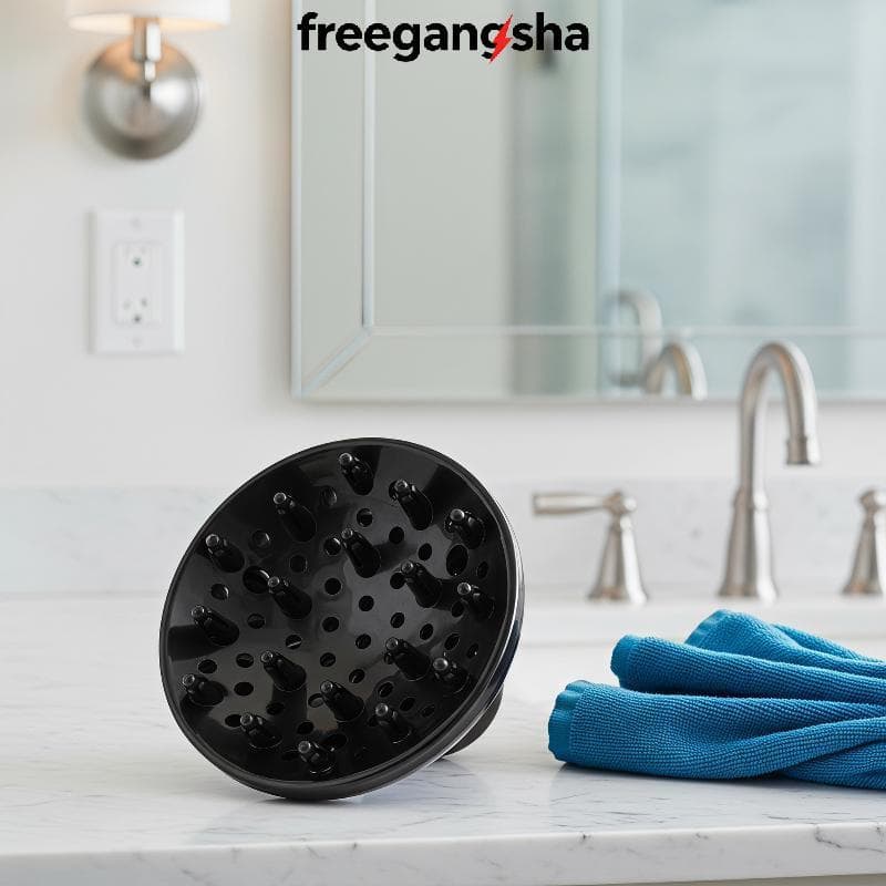 [FRE] Difusor De Cabelo Universal Sem BPA , Capuz Grande E Seguro , Ferramenta De Estilo Encaracolado Para Uso Diário Do