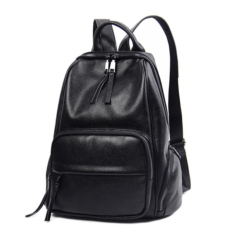 2025 novo estilo estilo coreano estilo mochila de couro genuíno mochila feminina multifuncional mochila de viagem primav
