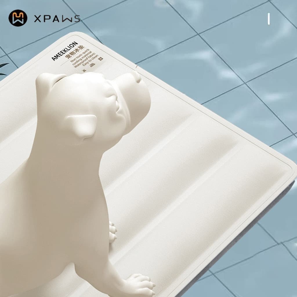 XPAWS Pet verão prevenção de acidente vascular cerebral esteira de gelo legal resistente ao desgaste resistente a riscos