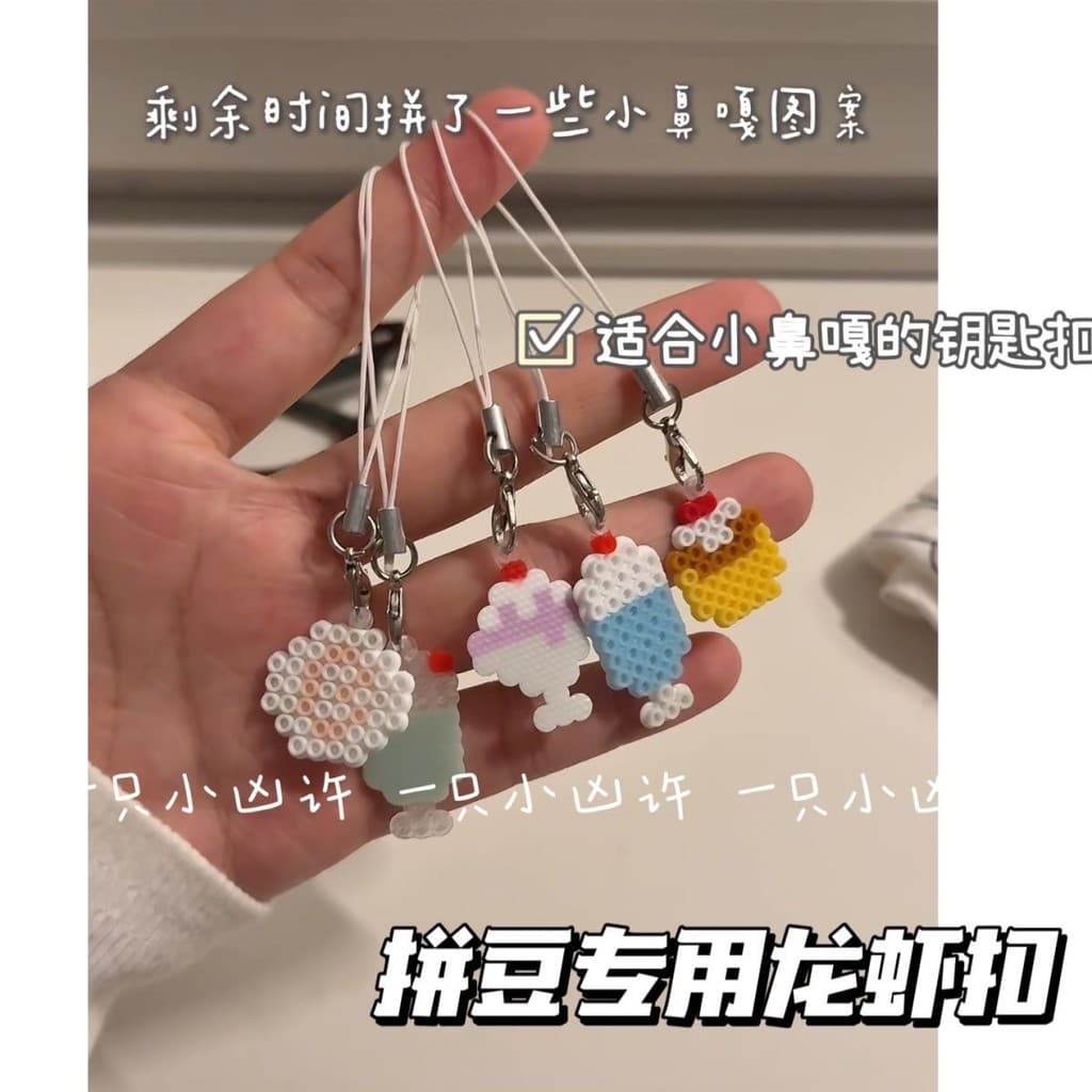 Blogger mesmo estilo DIY Doudou lagosta fecho corrente cordão chaveiro cordão saco de escola pingente alça de mão portát