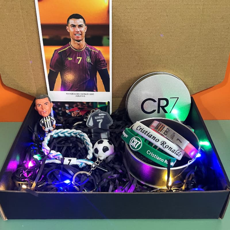 Pulseira de futebol C roma senoidalmar esportes pulseira figura boneca fã caixa de presente para menino presente anivers