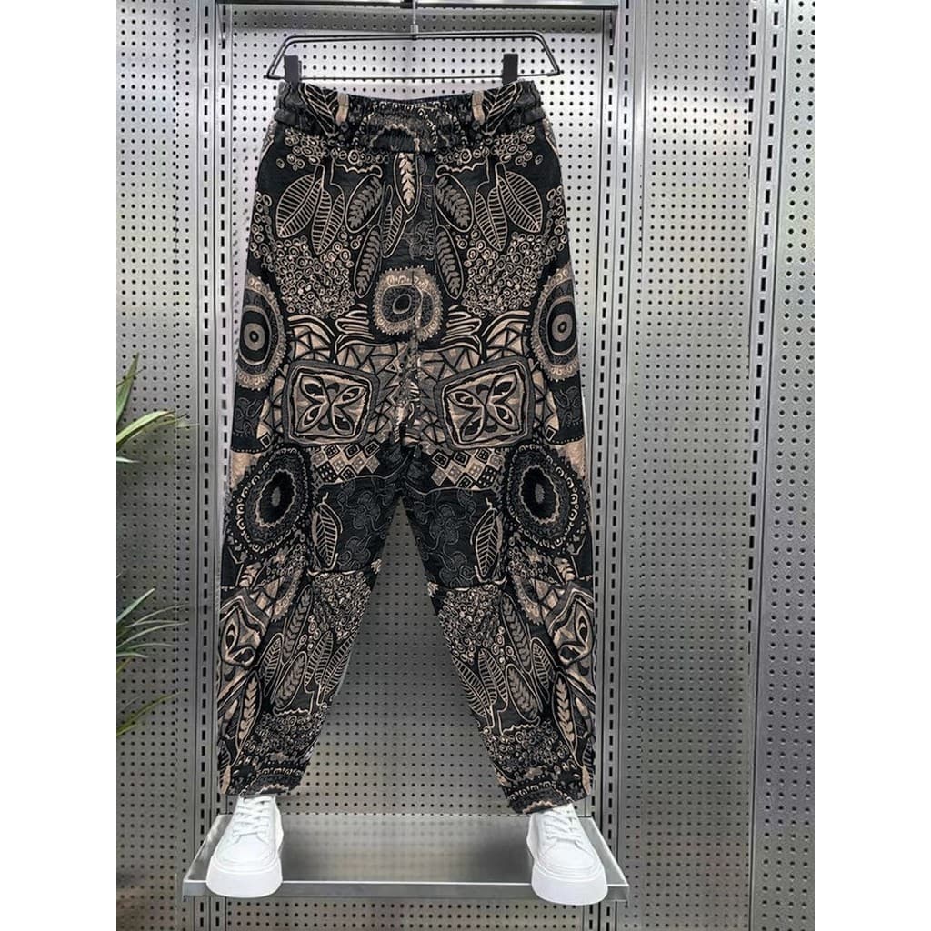 Street wear nicho caju porca cor Harem calças masculinas bonito frito rua tornozelo comprimento calças casa legal calças