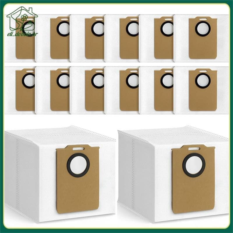 Para Acessórios De Aspirador De Pó Doméstico-14 Pacotes De Sacos Monga MS1 MAX Robô Aspiradores Substituição De Grande C