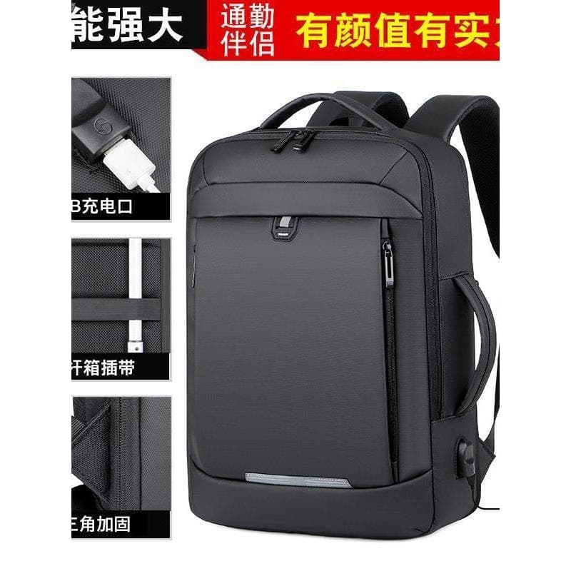 Mochila de negócios nova grande capacidade multifuncional saco de computador simples lazer viagem estudante Commuter moc