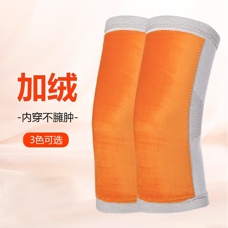 Joelheiras de lã de inverno para manter o calor, pernas frias e velhas, articulações masculinas e femininas, à prova de
