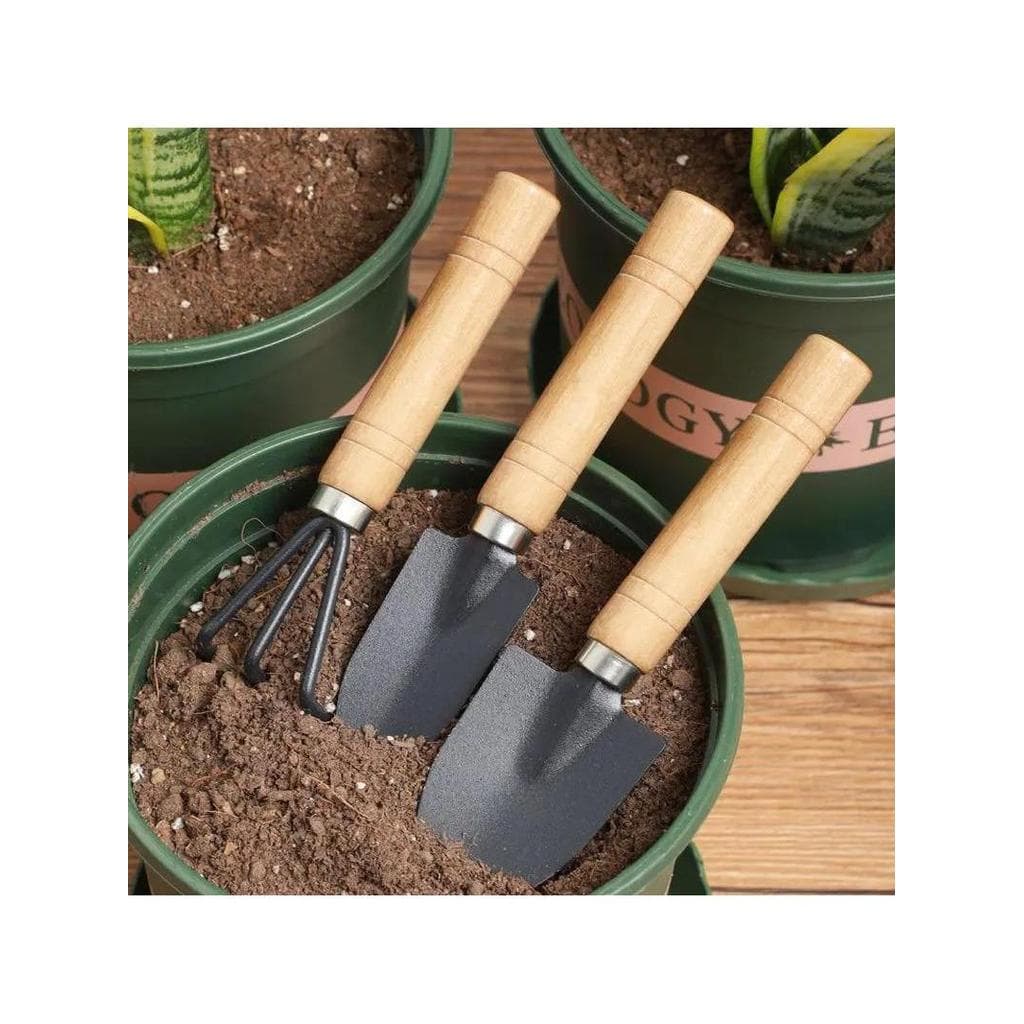 Jardinagem grande conjunto de três peças vaso planta pequena pá jardim pequena pá interior flor solta solo plantio couve