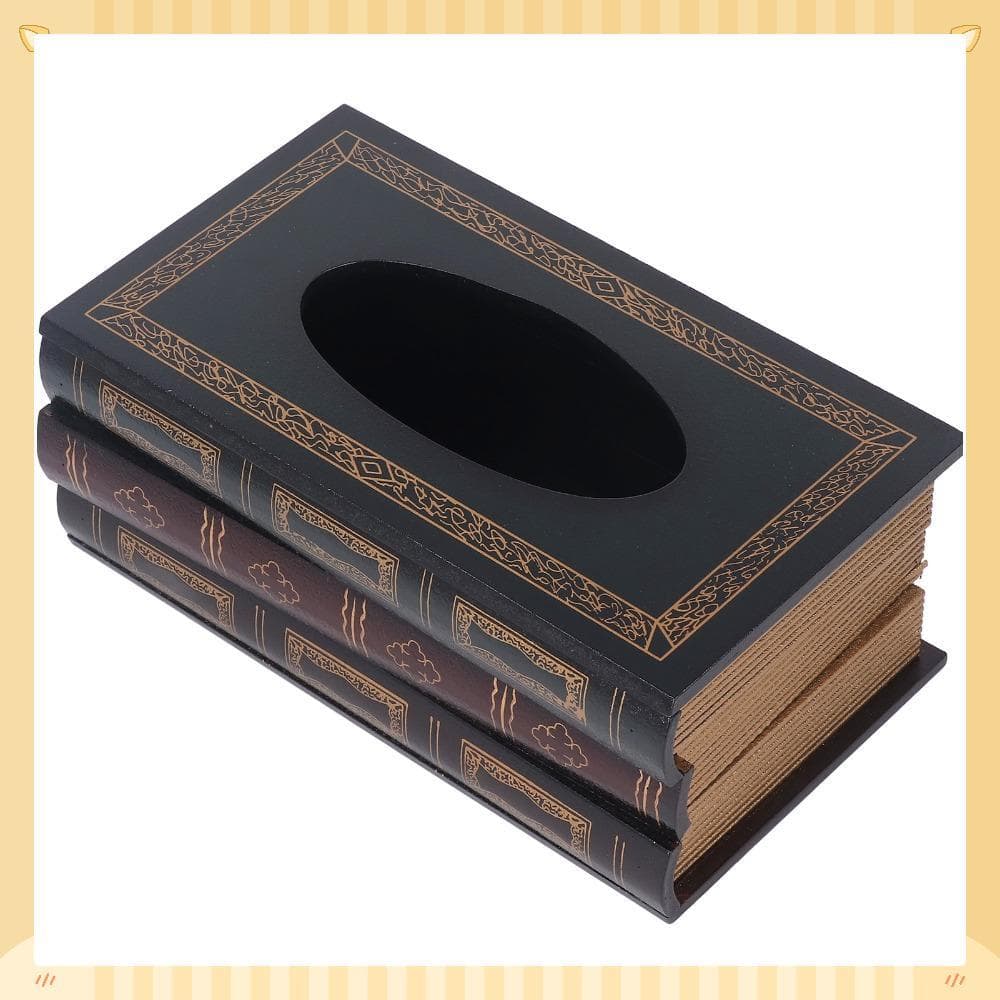 Caixa De Tecido De Livro  , Dispensador De Guardanapo De Papel De Quadrada , Decorativa Pintada
