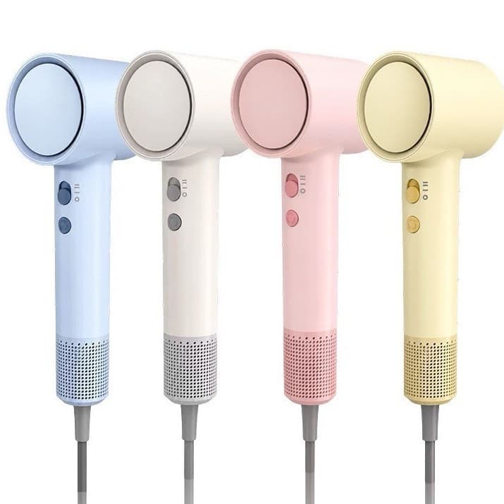Macaron cor íon negativo secador de cabelo doméstico termostático cuidados com o cabelo secador de cabelo simples de alt