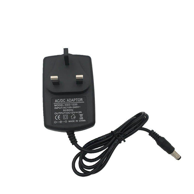 Adaptador de energia padrão britânico 3V5V6V9V12V024V1A2A12V3A com plugue de três pinos, transformador e cabo para Hong