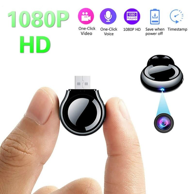 Mini Câmera USB 1080P , Filmadoras Pequenas , Gravação Em Loop , Gravador De Som De Voz , Câmeras De Segurança Com Micro