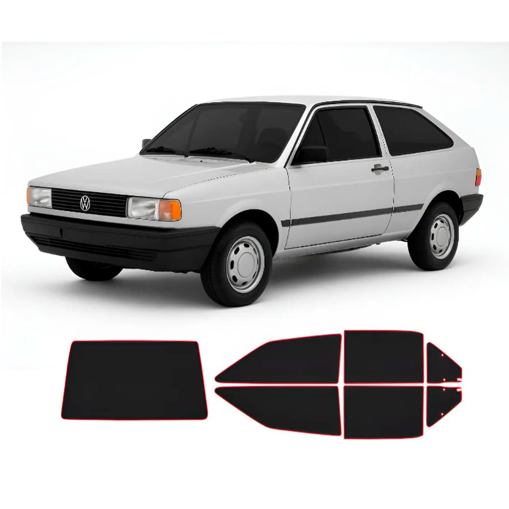 Película Insulfilm Vw GOL Quadrado 1987 a 1994 2 Portas Corte Computadorizado
