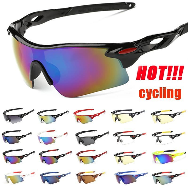 Tons De Óculos De Sol Ciclismo Das Mulheres Dos Homens Esportes Ao Ar Livre Atacado oversized Meia Armação Condução Eyew