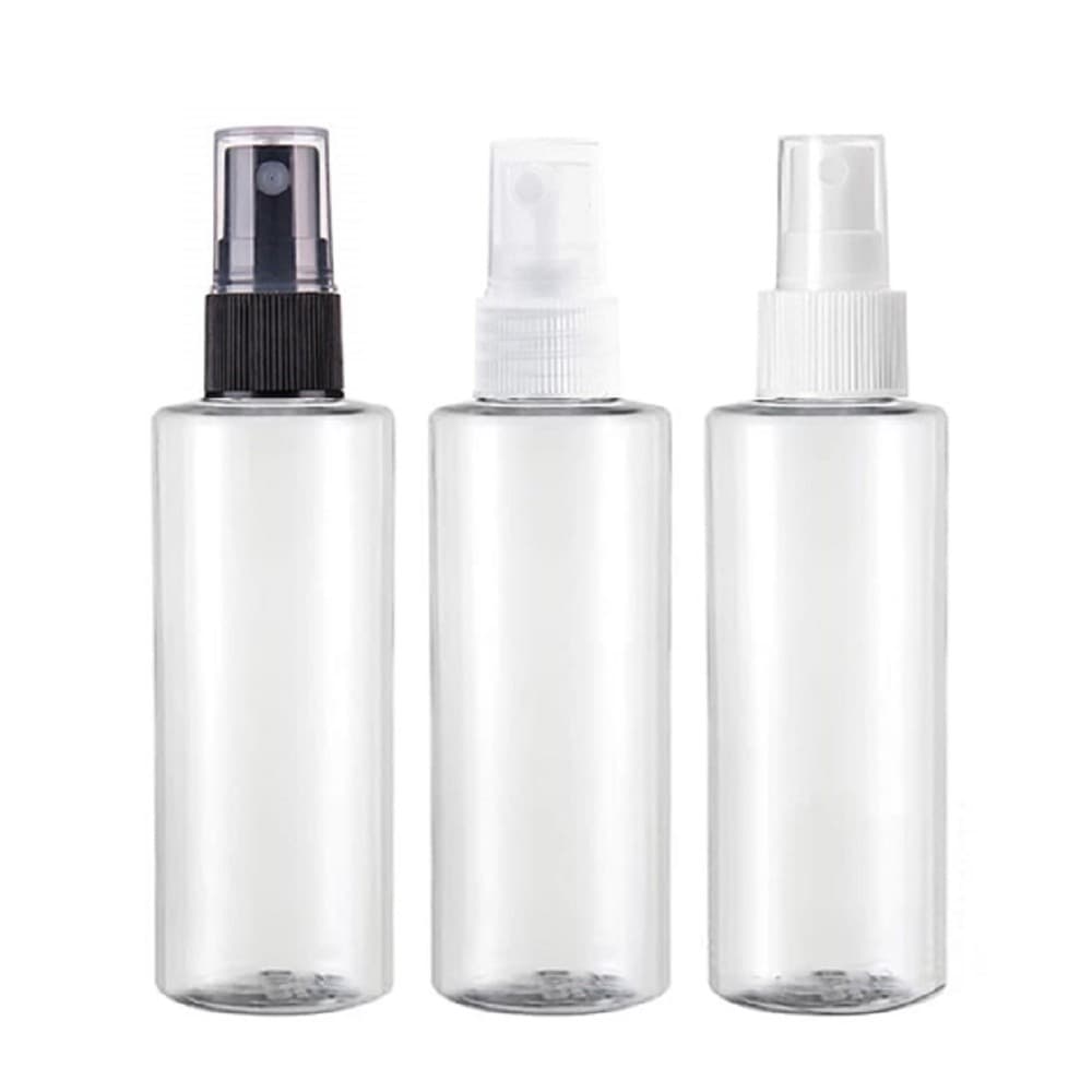 100 Frascos Pet 100 Ml Cilíndrico Reto Válvula Spray Para Perfume álcool liquido