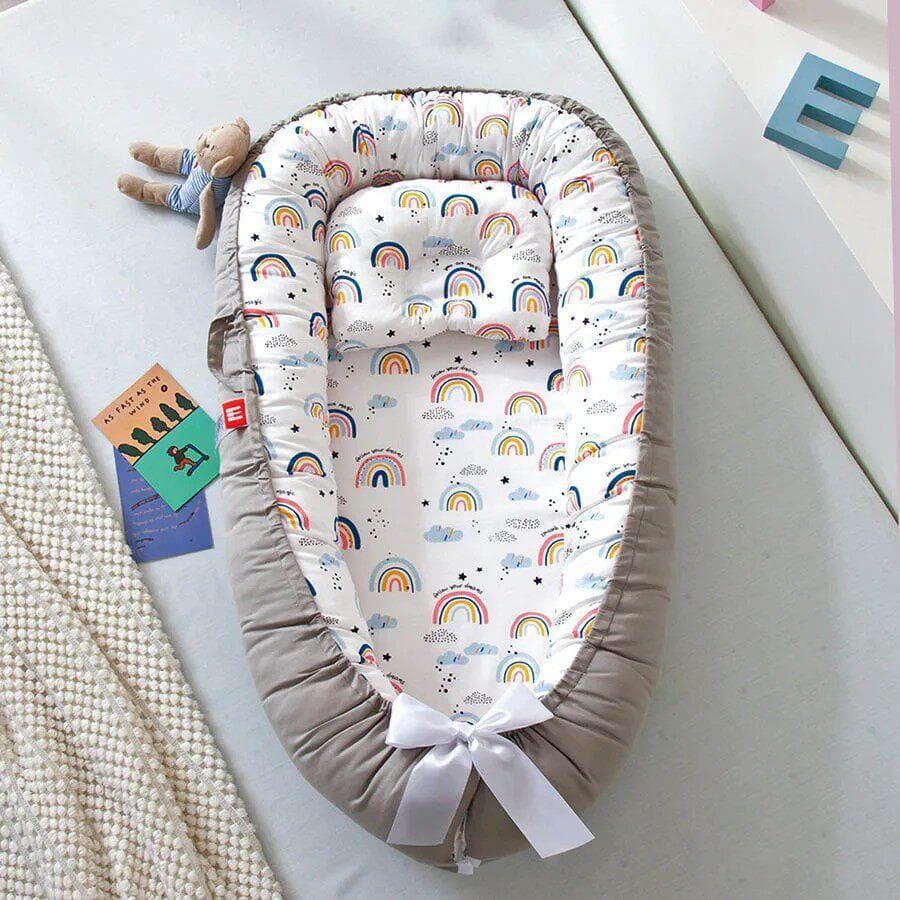 Cama cama cama de bebê recém-nascido suprimentos coaxial dormir ferramenta útil 0 a 1 anos de idade removível lavável út