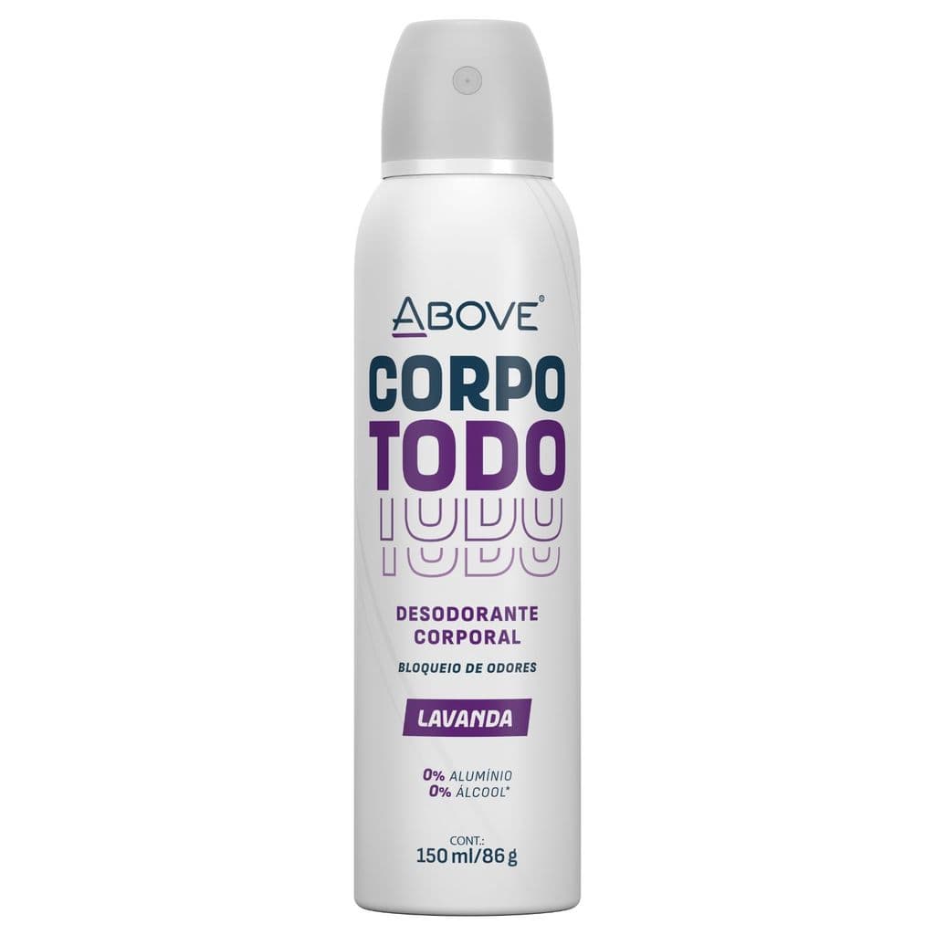 Desodorante Corporal Above Lavanda Corpo Todo Spray 150ml