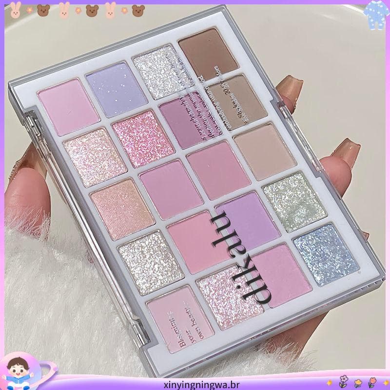 Verão fresco hortelã azul rosa 20 cores fosco perolado baixa saturação Macaron puro desejo luz maquiagem estudantes inic