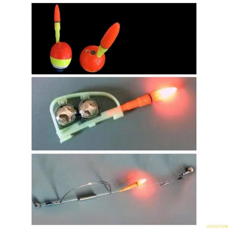 10 Unidades Luz Ponta Vara Pesca Reutilizável Led Fising Glow Lâmpada Alarme Peixe