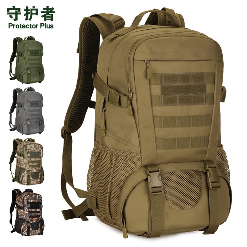 Guardian camuflagem ao ar livre viagem caminhadas saco 40L computador masculino lazer ciclismo Commuter mochila