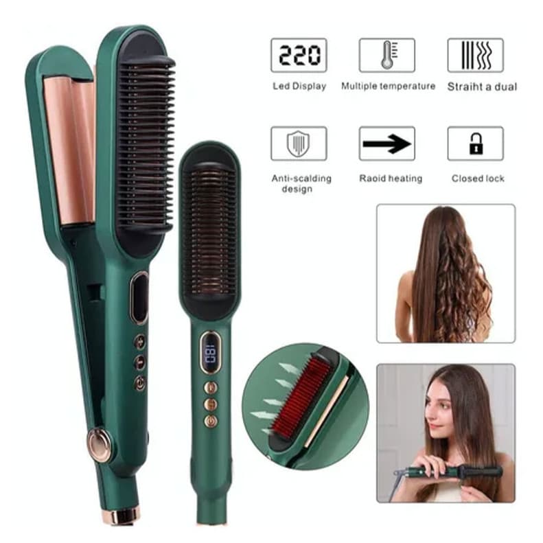 Modelador de Cachos 32mm – Ondas Grandes  Prancha Babyliss 2 em 1 BIVOLT