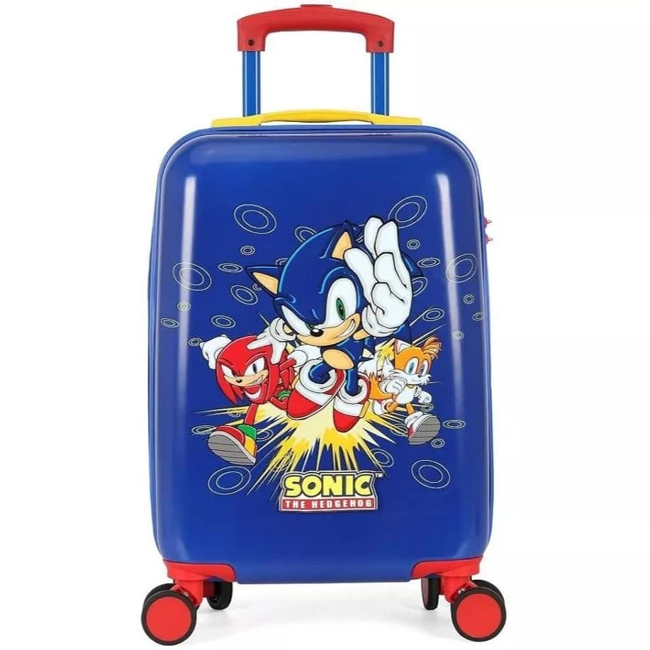 Mala de Bordo Escolar Sonic Friends Rodas 360 10Kg Luxcel 2026