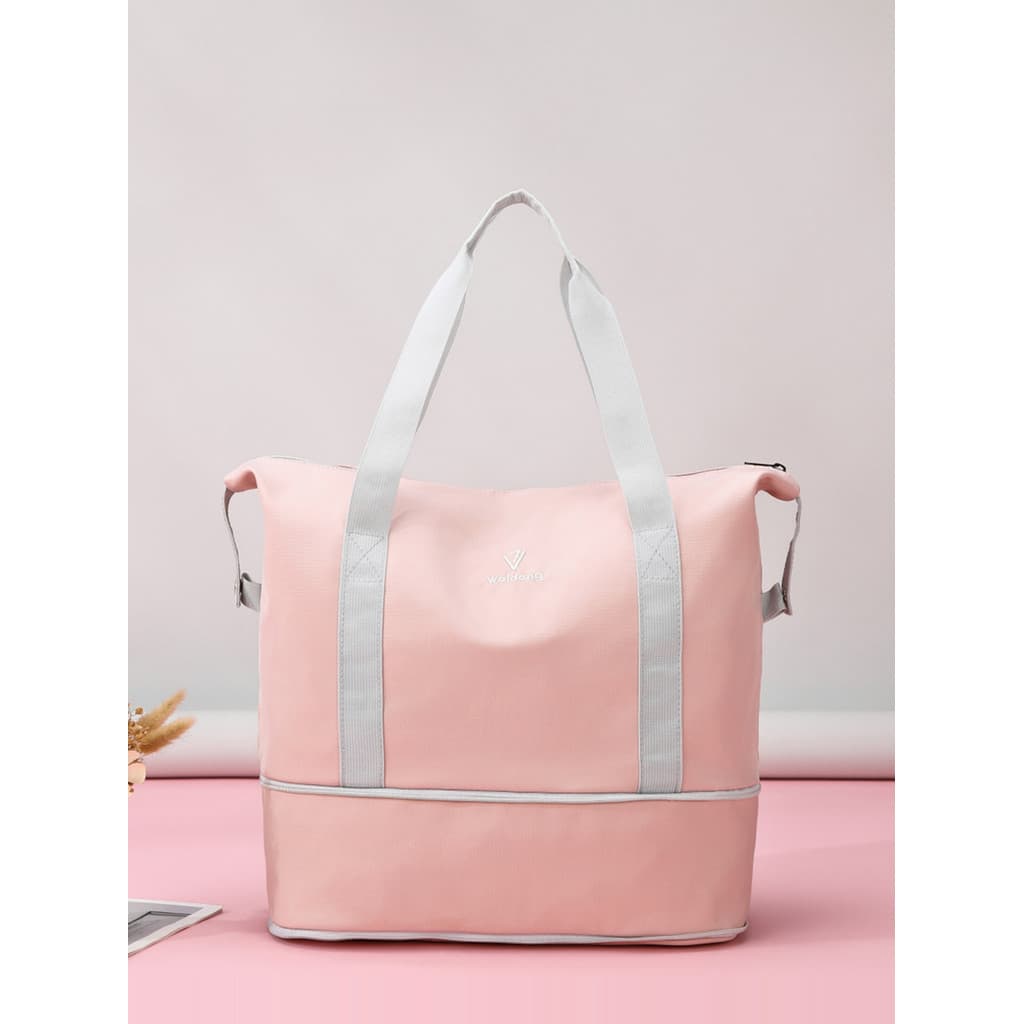 Bolsa leve para viagem de curta distância, masculina, feminina, portátil, viagem de negócios, separação seca e úmida, mu