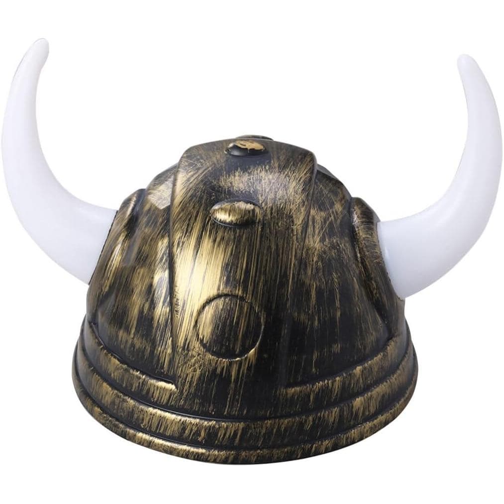 Chapéu Garneck com Chifres, Capacete Viking Criativo, Capacete de Fantasia Viking com Design Clássico de Chifres para Ha