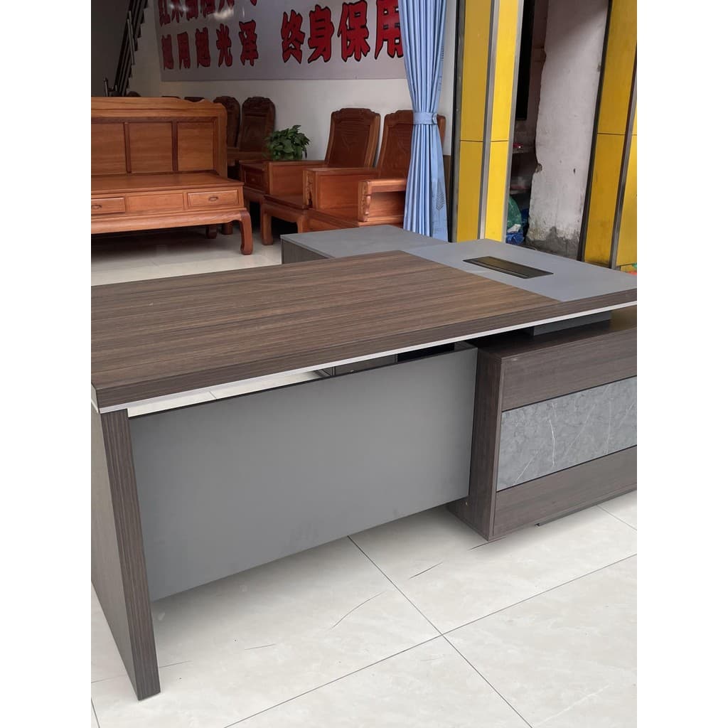 Novo estilo grande bancada moderna 1.8m chefe mesa moda Supervisor mesa simples gerente luz estilo luxo