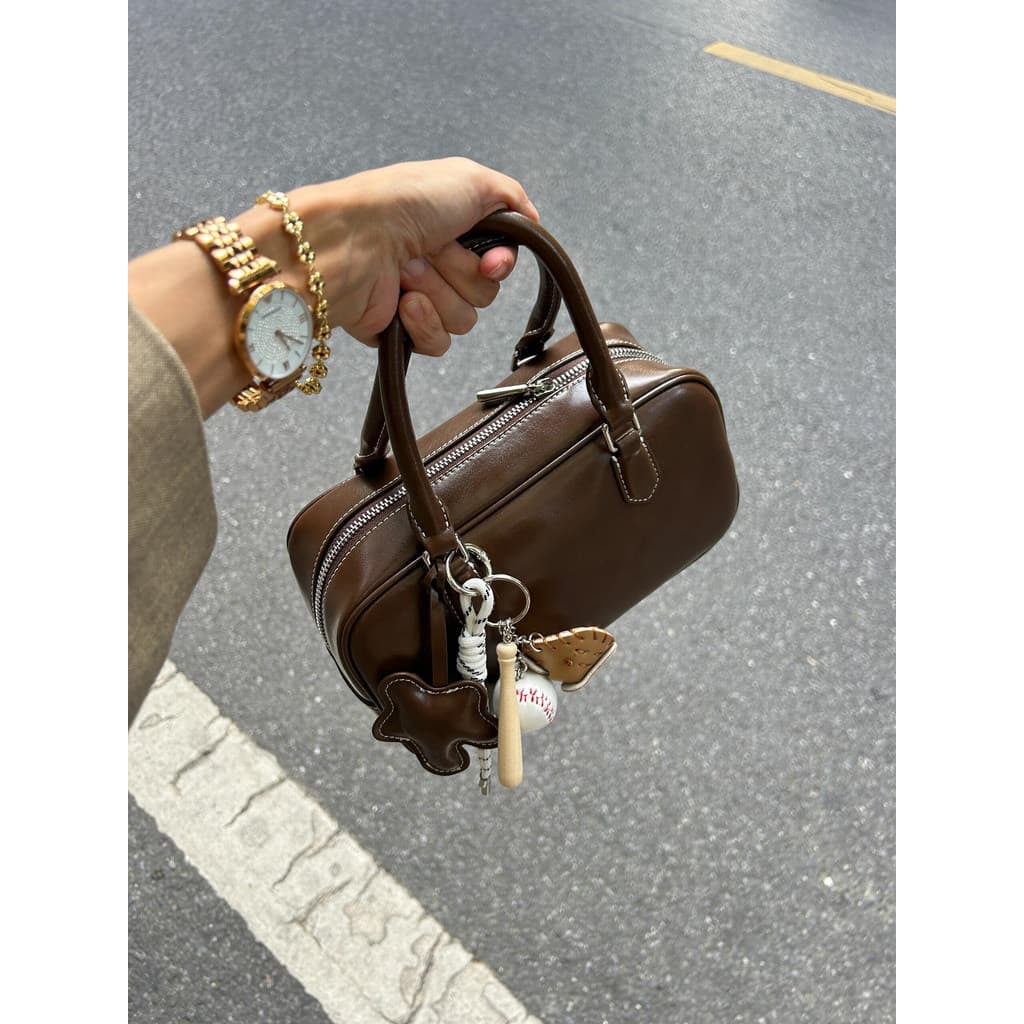 bolsa transversal feminino Bolsa 2025 novo estilo Commuter mensageiro saco pequeno nicho feminino bolsa Boston grande ca