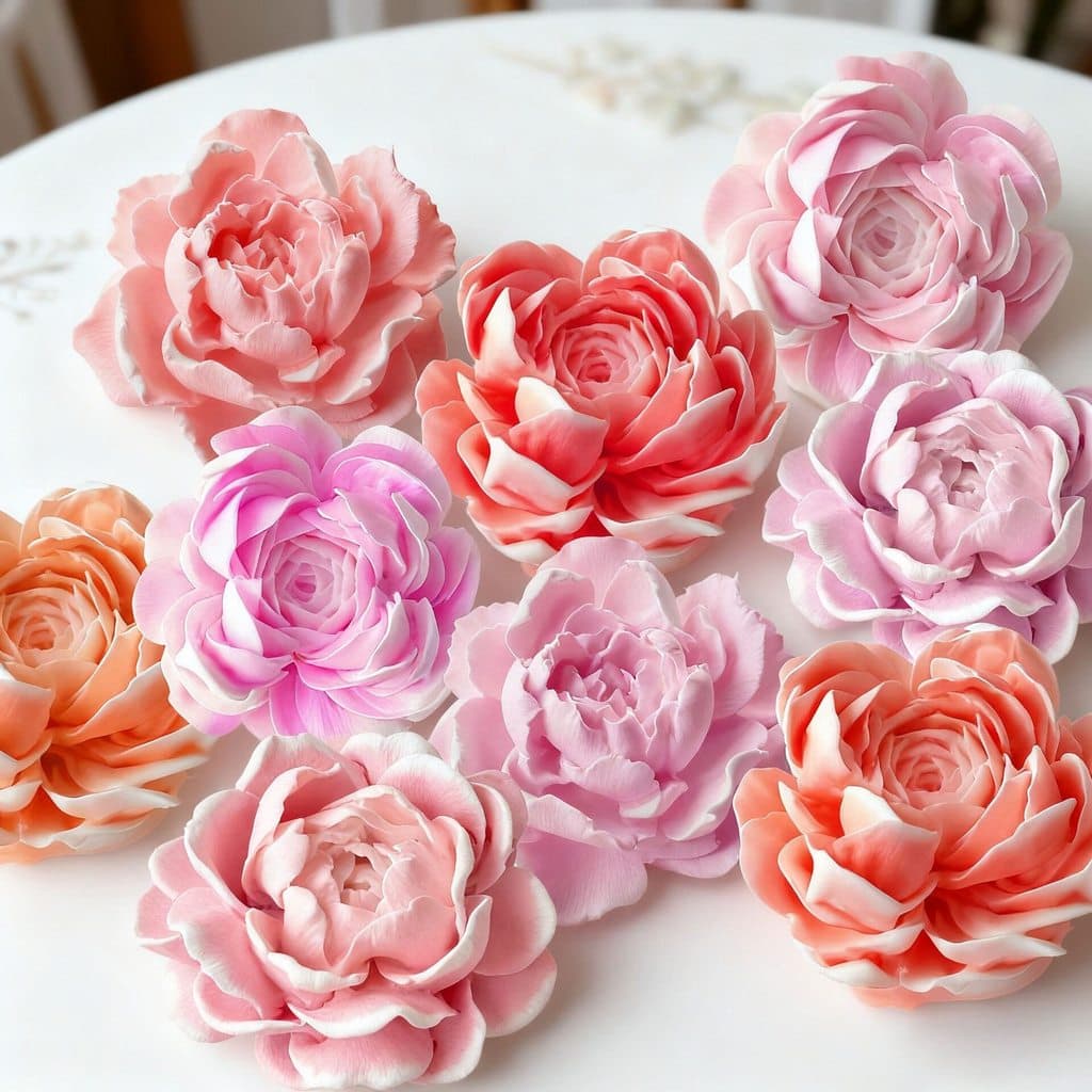 🔥 molde de silicone 🔥 molde de silicone floral 3D​ Fácil Desenformar VENDA QUENTE Molde De Cozimento De Flores Estéreo