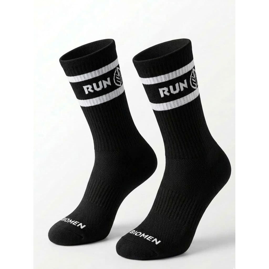 MEIA DE CORRIDA RUN - MASCULINA - PRETO