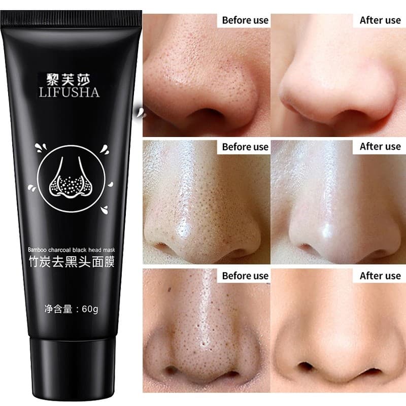 60g Removedor De Cravo Descascar Máscara De Controle De Óleo Nariz Pontos Pretos Facial Creme Acne Limpeza Profunda Cosm
