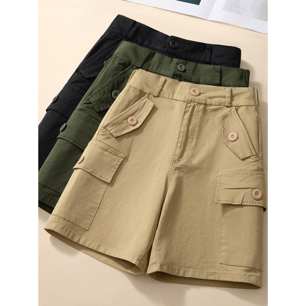 Desconto de coleta de pernas Roupas femininas Calças cortadas Macacões femininos Calças femininas retas Cintura alta Des