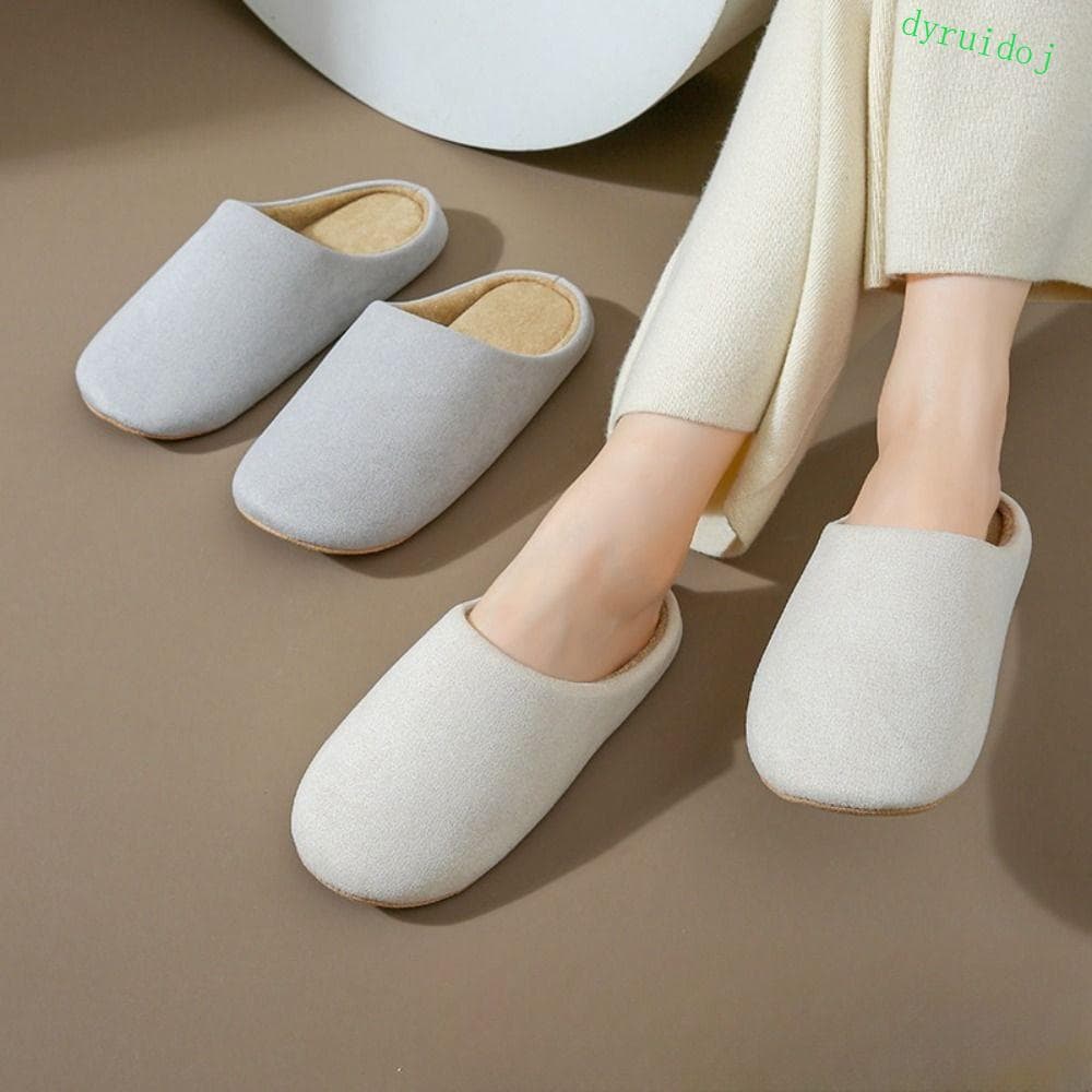 DYRUIDOJ1 Chinelos De Camurça Para Cochilo , Sola Macia Antiderrapante Fechados , Sapatos Casuais Casa , Silenciosos