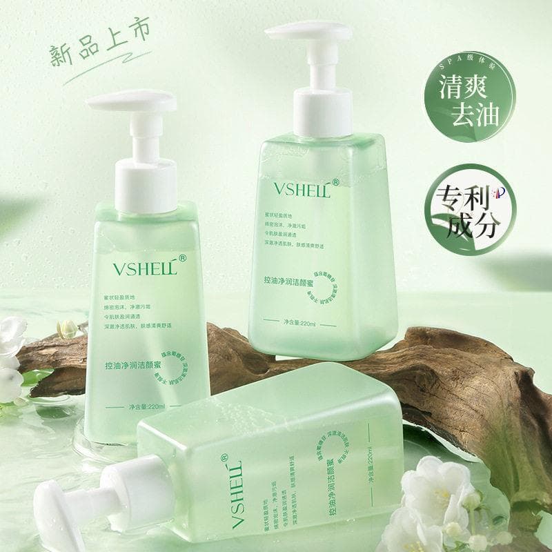 Genuíno refrescante controle de óleo limpeza mel limpador Facial hidratante desengordurante suave não irritante limpeza