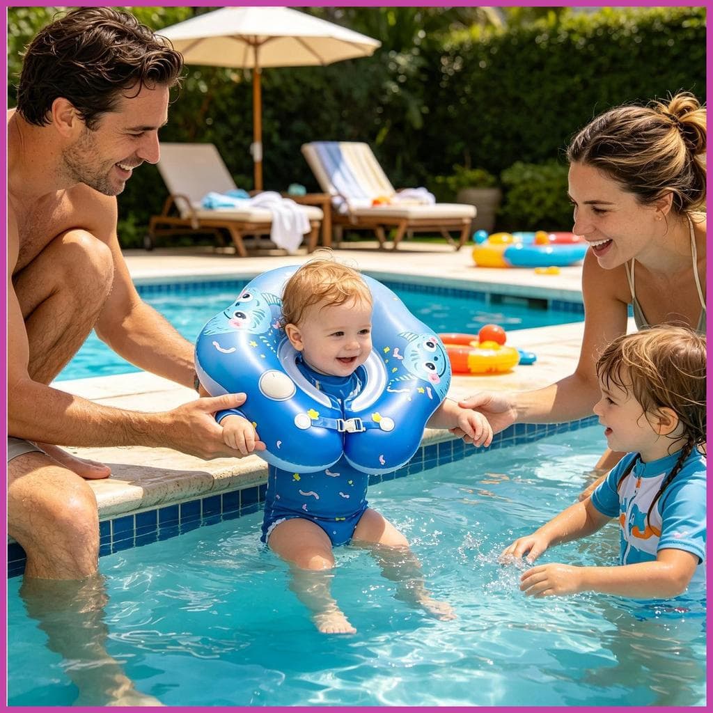 Tubos De Piscina Para Crianças , Anéis De Água Infláveis , Decorações , Tubo , Flutuador Quintal Ao Ar Livre , Rio , Lag