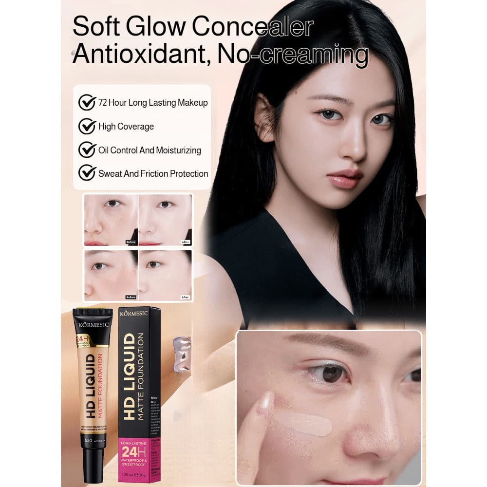 【Alta Cobertura】SL- Coreia Ultra Regenerador Creme/Base Líquida/Pele Natural